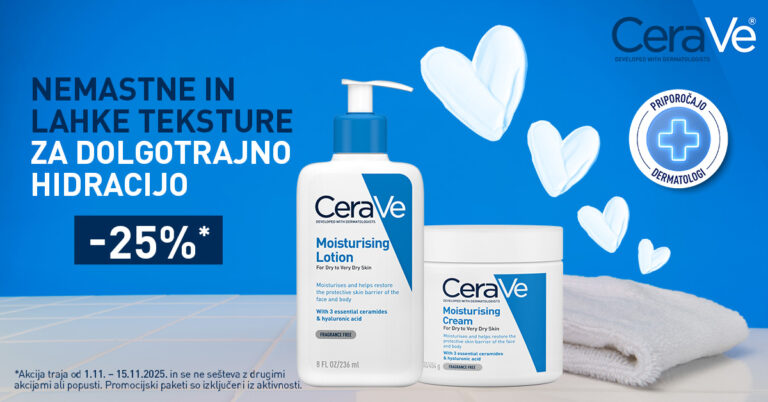 CeraVe izdelki za nego telesa -25%