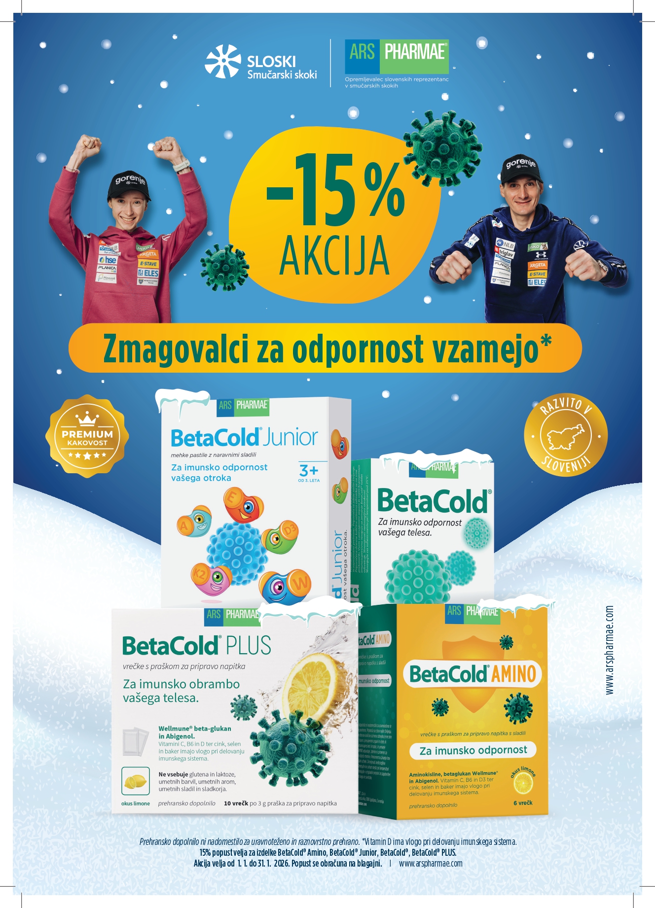Izdelki BetaCold -15%