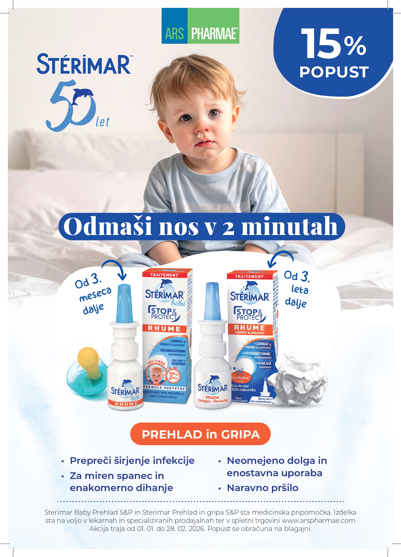 Izbrani izdelki Sterimar -15%