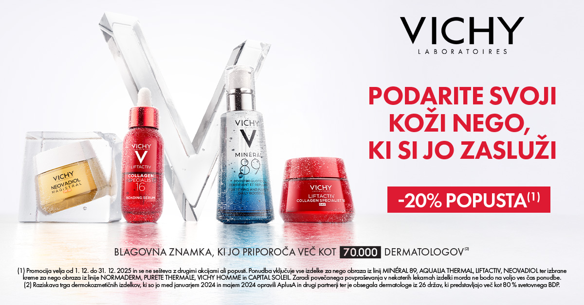 Izdelki Vichy za nego obraza -20%
