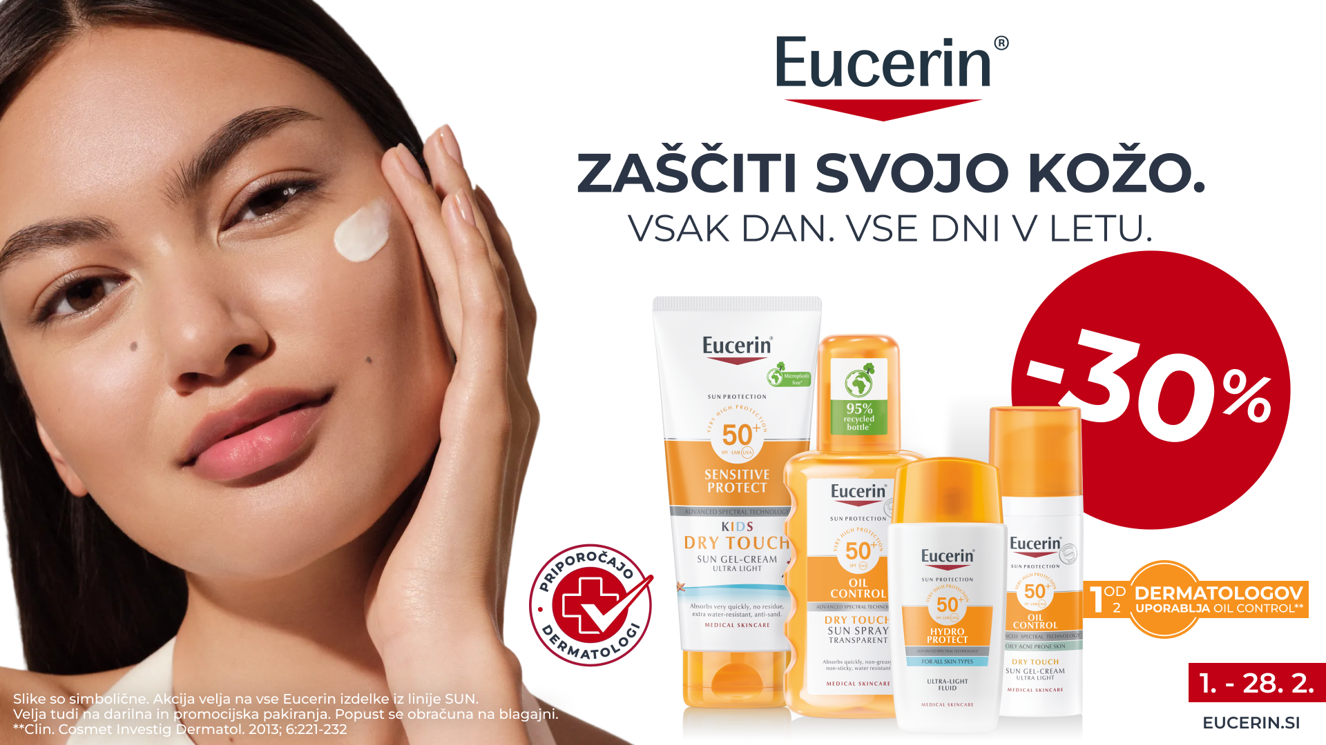 Izdelki Eucerin Sun -30%