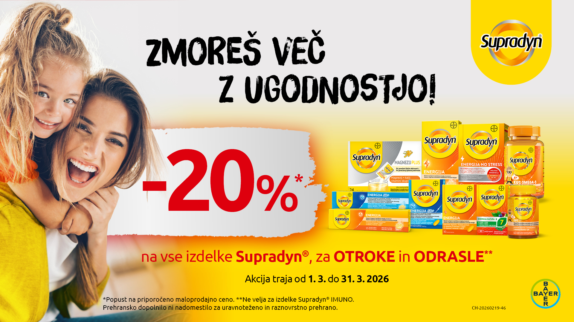 Izdelki Supradyn -20%