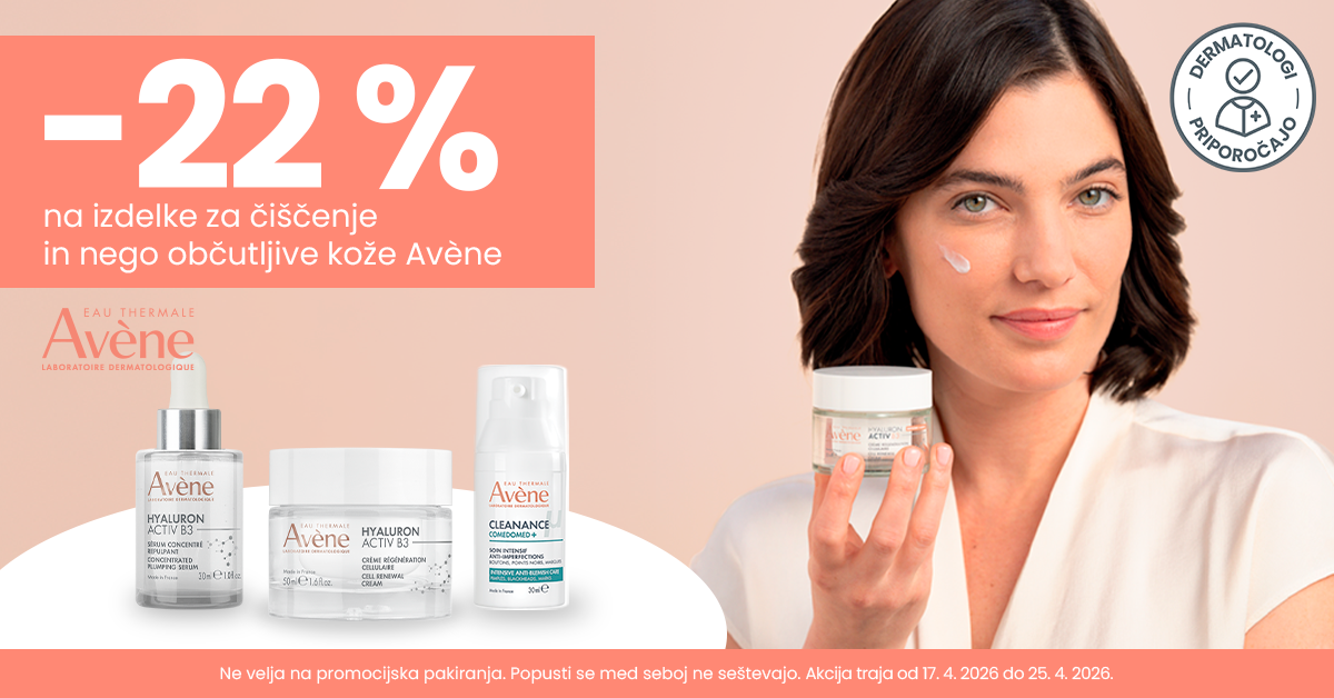Avene nega občutljive kože -20%