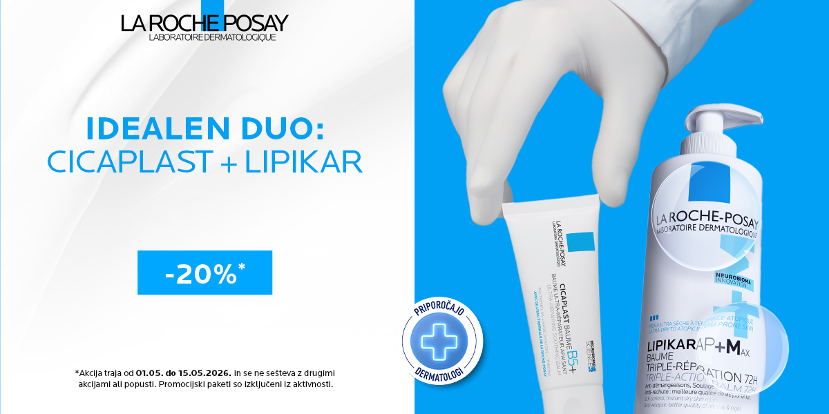 LaRoche Posay Cicaplast&Lipikar -20%