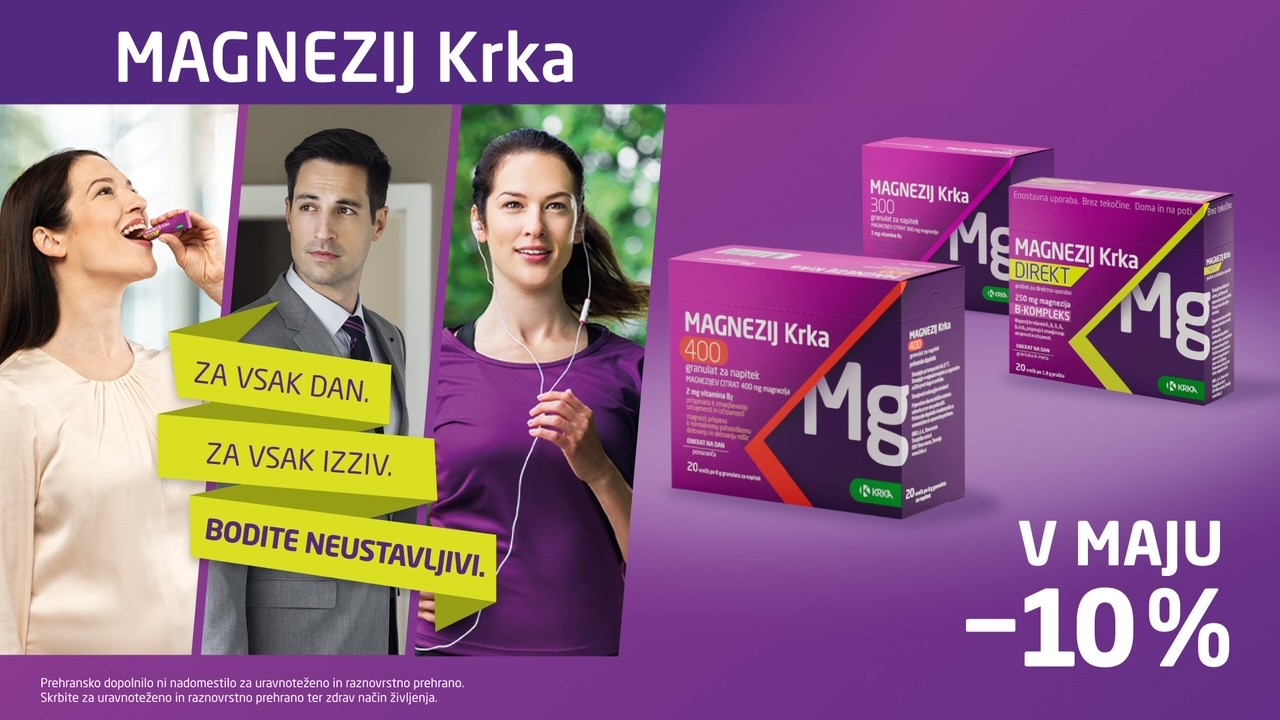 Magnezij Krka -10%