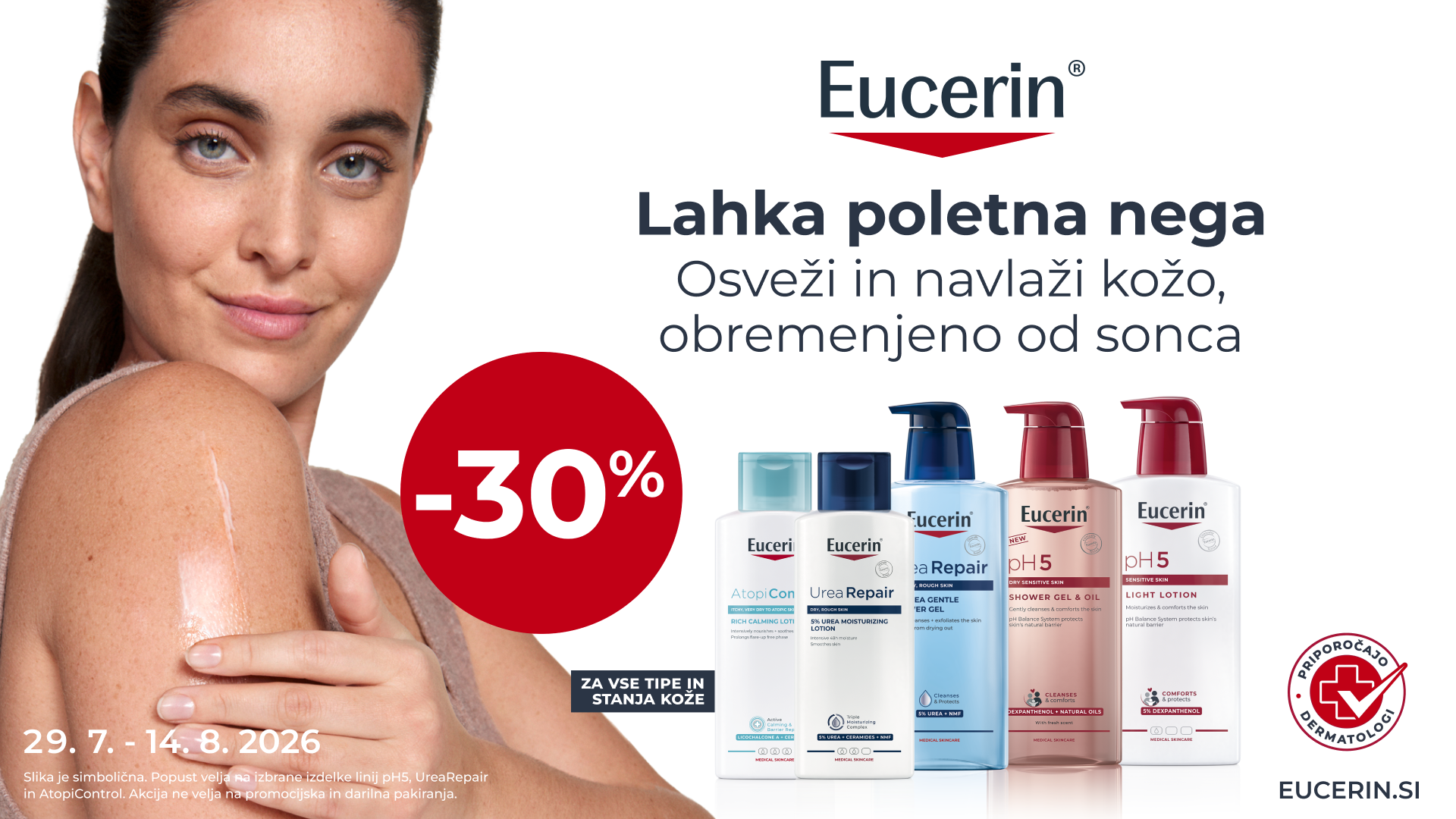 Eucerin nega telesa -30%