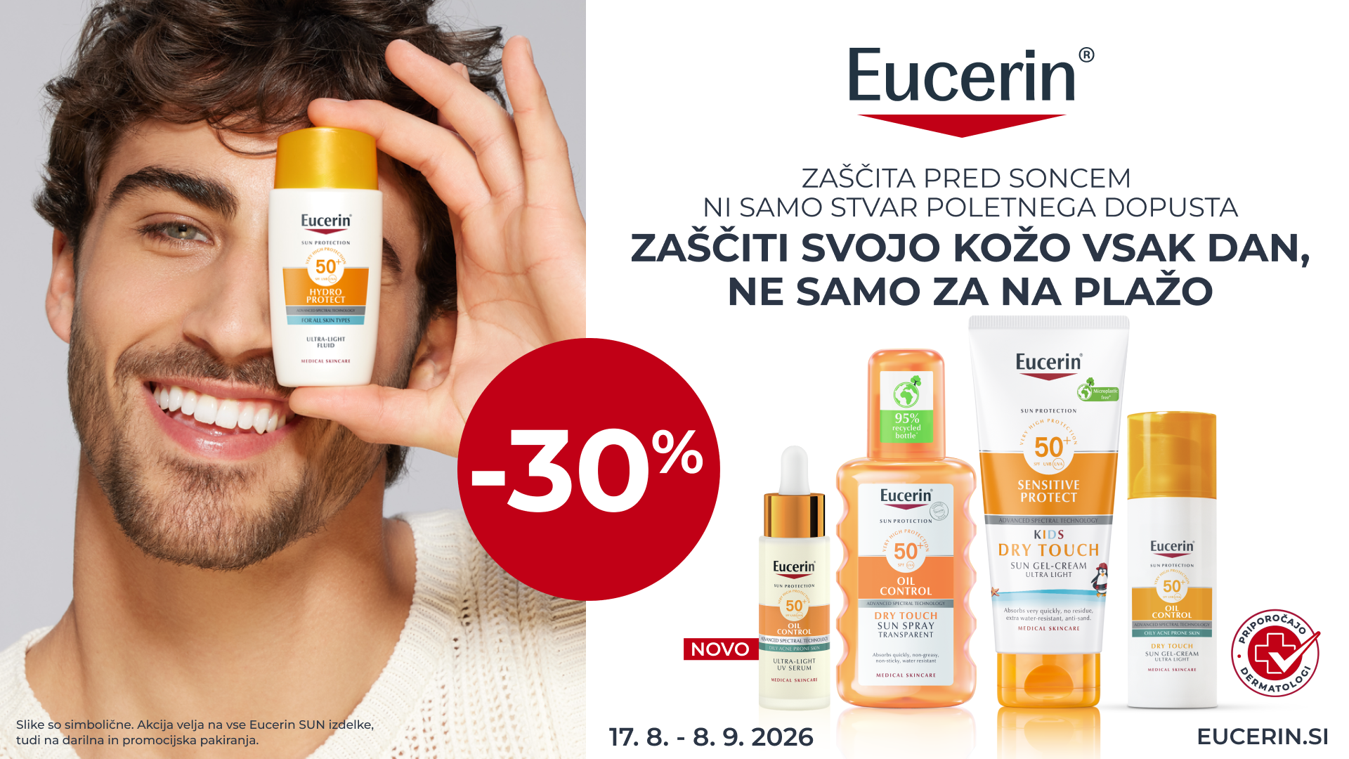 Linija Eucerin Sun -30%