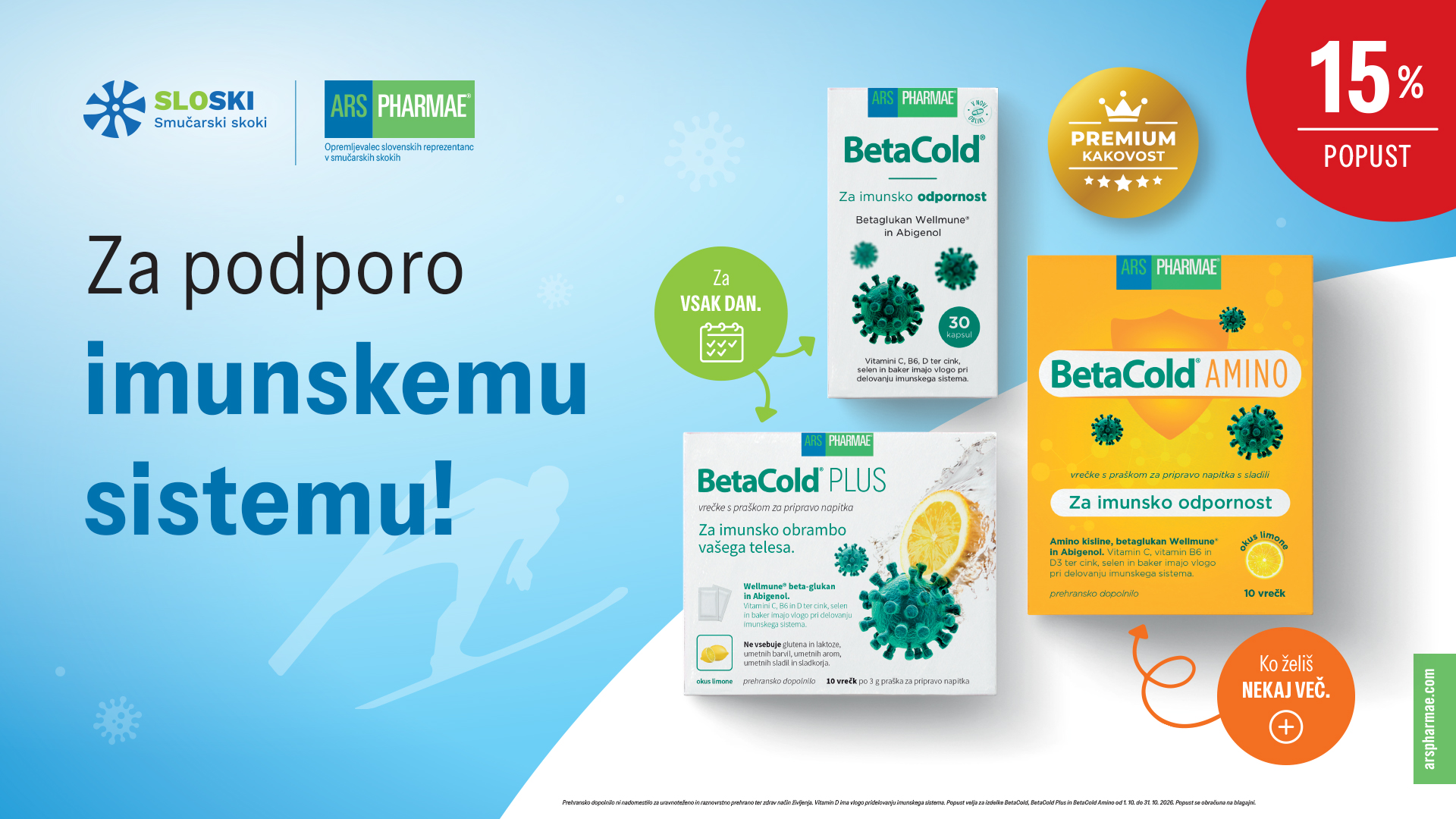 Izdelki Betacold -15%