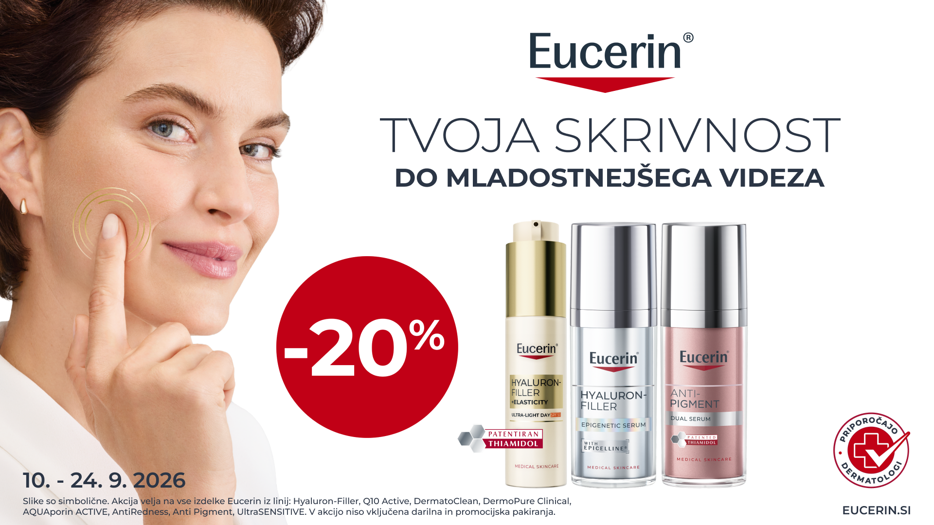 Eucerin nega obraza – 20%