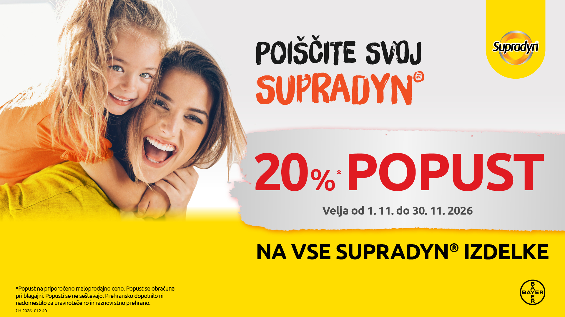 Izdelki Supradyn -20%